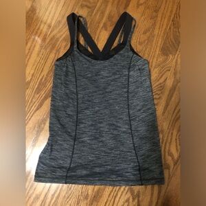 Lululemon Gray/Black Tank Top